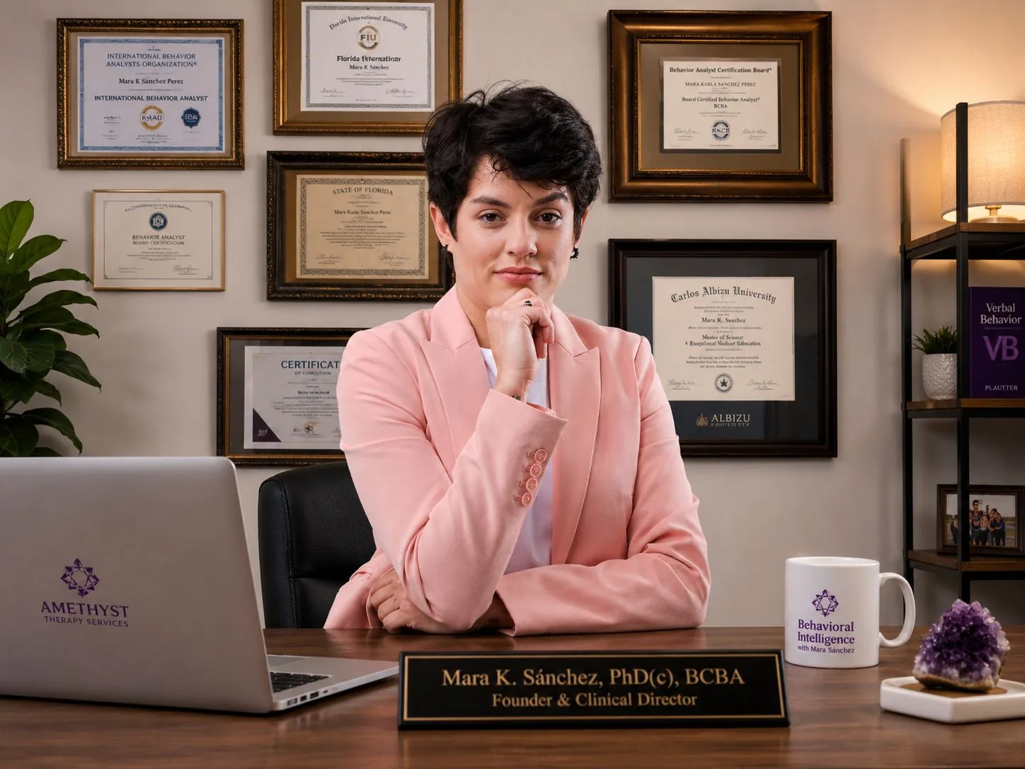 Mara Karla Sánchez Pérez, M.S., BCBA, IBA, Fundadora